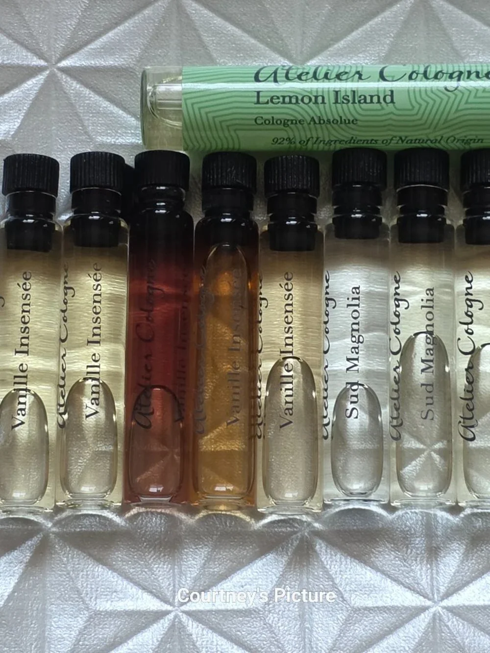Atelier Cologne Assorted Sample Lot of 15 (8 Different Scents)